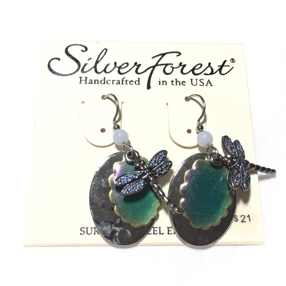 NWT Dragonfly Sterling Silver Earrings